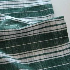 Dark Green Plaid Fabric for Coats Jacket Sofa Cover Pillowcase Skirts Tablecloth