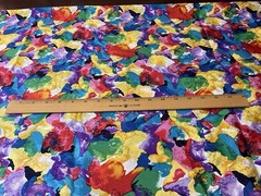 Hi Fashion Fabrics, Inc. Double Sided Vibrant Colored Floral Light Weight Blend