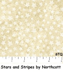 Stars & Stripes 10th Patriotic Stars cotton quilt fabric Northcott 20159-30