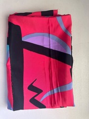 Vintage John Kaldor Fabric FCNA Silky Slinky Artsy Art2Wear Pop Art 3.5 Yards