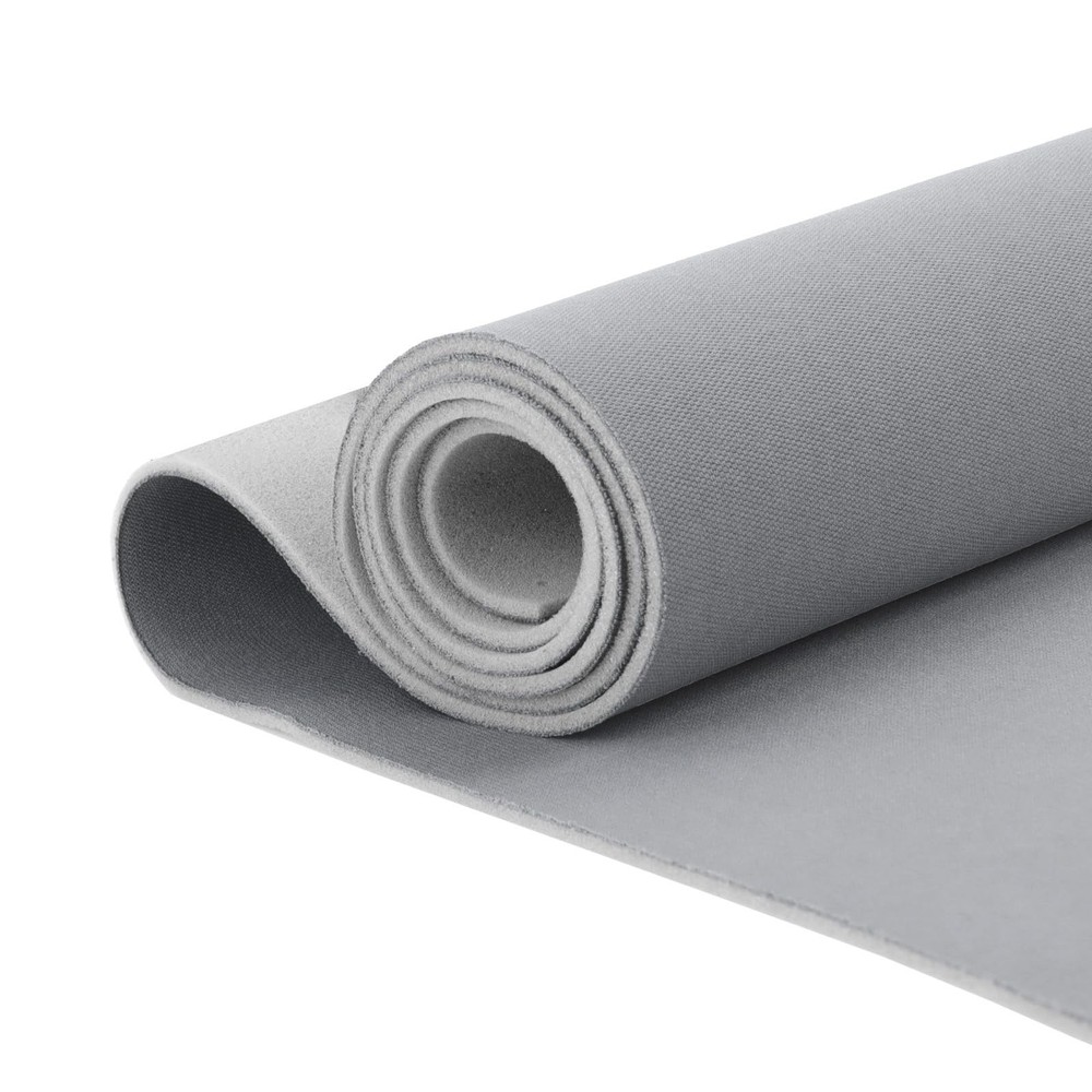 Gray Mesh Headliner Fabric 54″ x 60″ Foam Backing for Auto, RV, Home Repair
