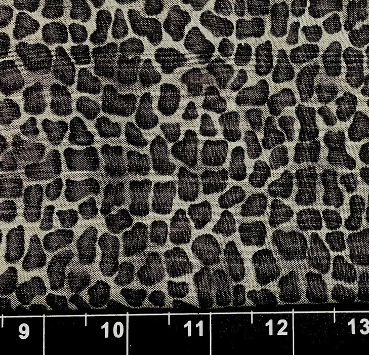 Tina SCRAP Remnant Fabric Cotton 9″x21″ Cheetah Cat Animal Fur Print Cougar