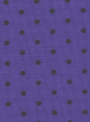 HALLOWEEN COTTON FABRIC PURPLE BLACK DOTS HALF YARD 18×44 COSTUME DECOR QUILTS