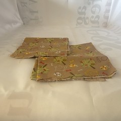 Assorted Fabric Scraps Remnants Lot, Multicolor Mixed Prints for Quilting Crafts