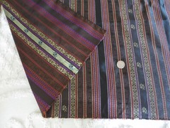 3732. 2 WOVEN SYNTHETIC BLEND Apparel, Home Decor FABRIC w/Metallic Highlights