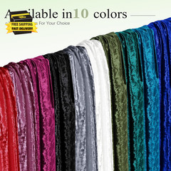 Olive Green Stretch Crushed Velvet Fabric by the Yard, 1 Yard 63″ Wide Soft Fabr