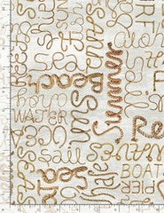 Beach Cotton Quilt fabric Timeless Treasures BTY Sea Shells on Blue CD1871