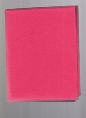 1 yard fabric ribbing pink 50% cotton 50% polyester 27″ wide