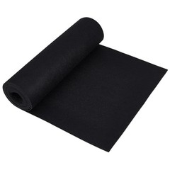 BENECREAT Felt Roll, Black Craft Fabric, 118×15.7 Inch,