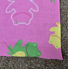 Camo Frogs Fabric Pink Green Cotton? Fabric Oakhurst Textiles 44×216″ / 6 Yards