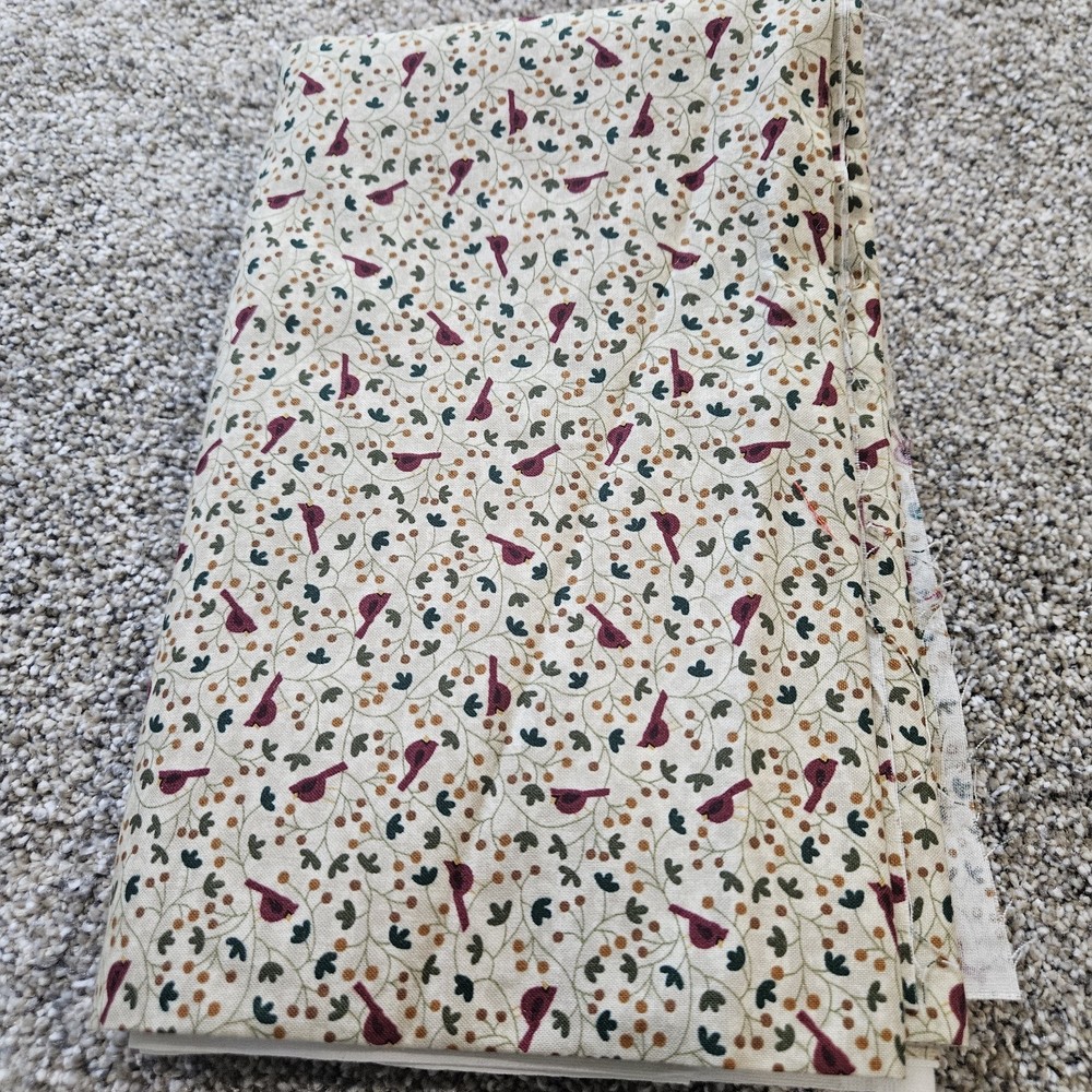 Vintage Winter Gathering Kim Schaefer Pattern 3597 Cotton Fabric 44 x 108″