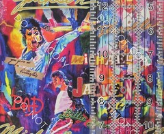 Custom 100% Cotton Woven Fabric Michael Jackson Artist By The 1/4 Yard 9×56