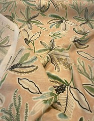 Watercolor P Kaufmann Sunny Daze Blush Pink Floral Fabric By the Yard