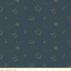 Spin and Twirl Crowns Oxford Cotton Fabric