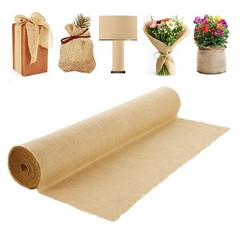 40inx75ft Burlap Fabric Roll – Ideal for Crafts & Garden Tree Wrapping