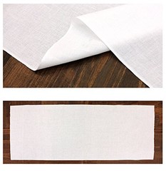 Tenugui plain white fabric, set of 10, Oka fabric, approximately 35 x 90cm