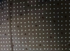 VTG Civil War Reproduction Geometric Triangles on Taupe 27″x19″