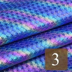 DIY Color Gradient PU Faux Leather Fabric Material 137cm