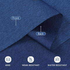 Waterproof Canvas Fabric by the Yard 600D Upholstery Fabric 58X36Inch Blue | Out