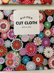 Authentic Japanese Kimono Pattern Cotton Fabric-Cut Cloth 35x30cm-1/6 scale Doll