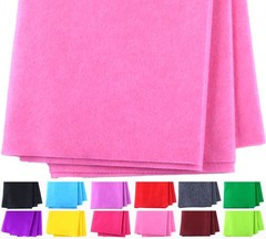 1 Yard 1.4mm Thick 36×54 Inch Pink Soft Felt Fabric For DIY Sewing Craft
