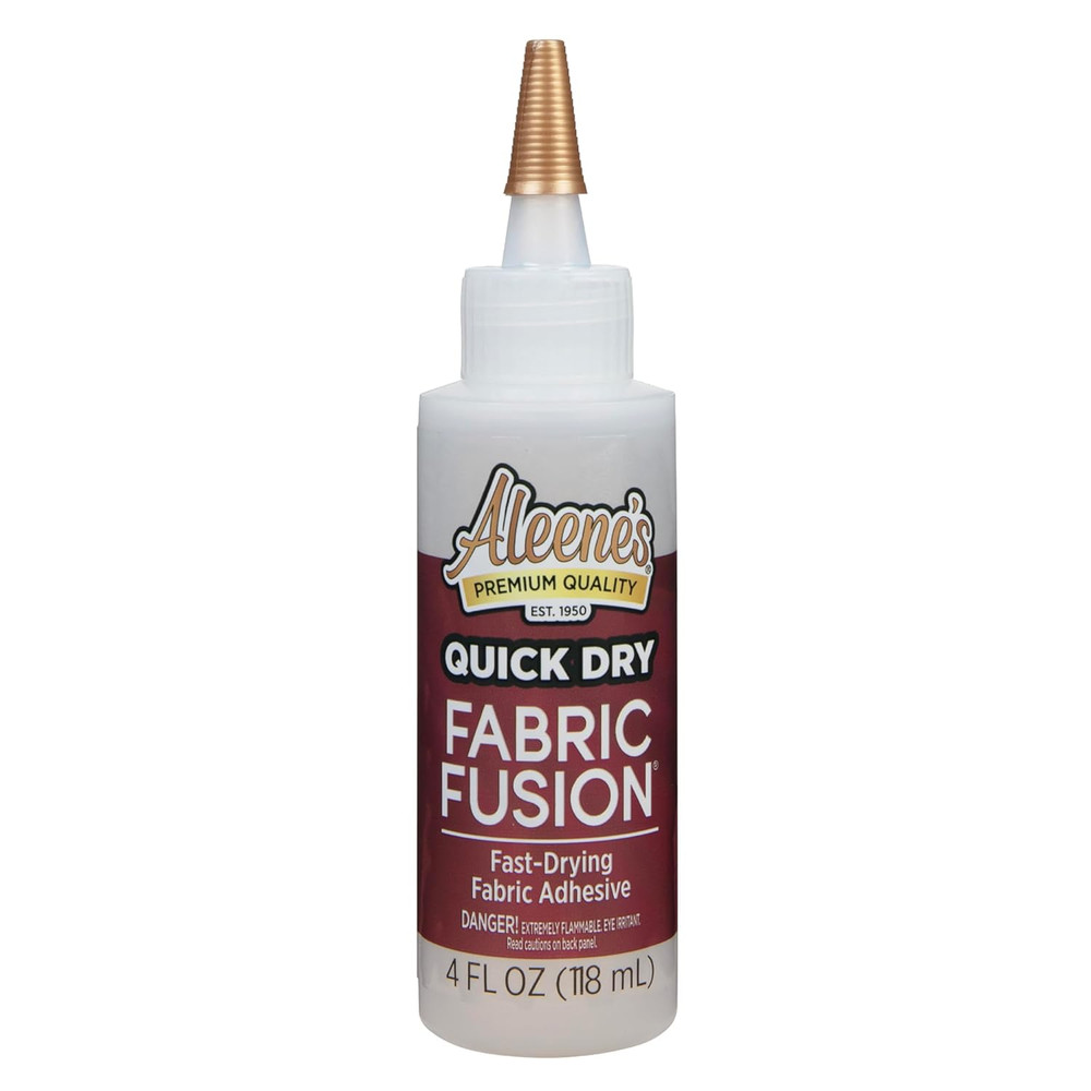 Fabric Adhesive Fast Dry Bonding Glue 4 fl oz Clear Flexibility for Craft and