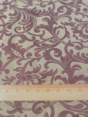 Upholstery,drapery fabric/ dark brown design on lighter brown 52″ x 60″