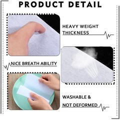 New Upgraded Heavy Weight White Iron-On Non-Woven Fusible Light weight