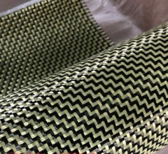Yellow Black W Weave 3K Aramid Carbon Fiber Fabric Cloth200gsm 100*100/200/300cm