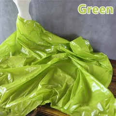 DIY Faux Pu Leather Fabric Thin Waterproof Shiny Puffer Coat Jacket Sewing Craft
