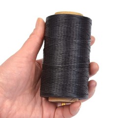 Waxed Thread 284 Yards 150D 0.8MM Leather Sewing 0.8 mm, Black