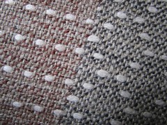 Zak & Fox MARINER Linen Blend Slub Charcoal Tan Rust Beige Thread Fabric 2yds+