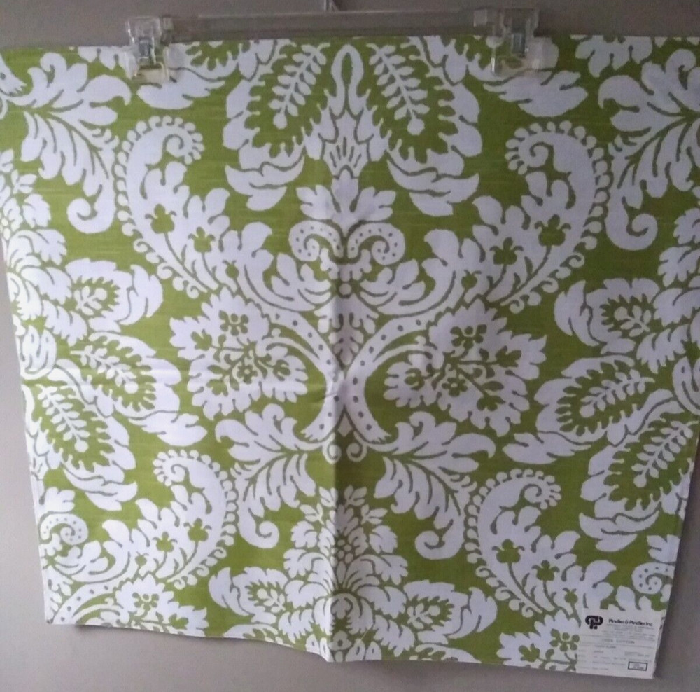 4 Pindler Designer Fabric Samples 26″X 23″ Paisley Cotton B2G2 FREE IN FABRICS
