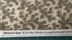 Richmond Rose Civil War Collection Fabric By Roche & Kramer Henry Glass 2.5 Yds