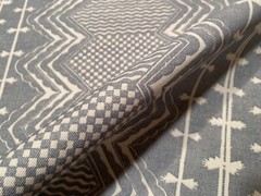 2.5YD FERMOIE UK Abbey Stripe Union Fabric w/ Custom Knit Backing $1144 Retail*