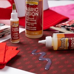 Permanent Fabric Adhesive, 4 fl. oz. – No-Sew Fabric Glue for Clothing & Crafts
