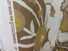 Groundworks “Turkish Flower” 100% Linen 3 Yards MSRP: $255/Yard