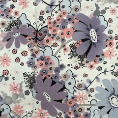Alexander Henry Floral Fantasma Coordinate Sprites of Tillbrook Fabric 1 Yd x 44