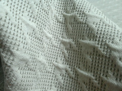 Carnegie Cream &Tan “Anagram” Matlasse’ Modern Houndstooth Raised Pattern 3 Yds