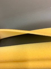 Black Upholstery Vinyl Foam Backing 60″ #1 TOP QUAILITY ^5 yards^