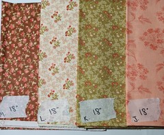 Butterscotch & Rose by Fig Tree for Moda fabric lot 3.25yds + extras OOP HTF