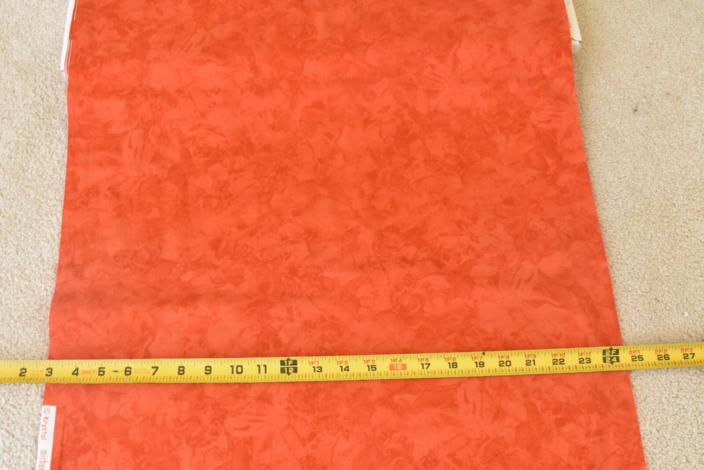 By 1/2 Yd, Marbled-Orange Quilt Cotton Michael Miller/Krystal/1046-D, B951