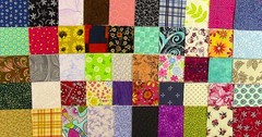 Classic Scrap Pack – 1,000 Pieces – Mixed Sizes No Duplicates – 100% Cotton 5614