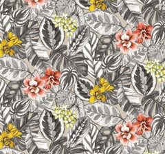 OSBORNE & LITTLE CURTAIN FABRIC DESIGN Zebrina 5.2 METRES OUTDOOR FABRIC MULTI