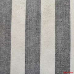Boat Woven Pattern Canvas Fabric | Striped Black White 57 Inch (YD)