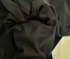 Black Nylon Spandex Power Mesh Knit Fabric By the Yard 12/21/ #59