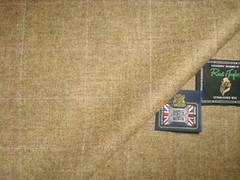 Reid & Taylor WOOL (Woollen) & LINEN JACKETING FABRIC MADE IN SCOTLAND = 2.0 m.
