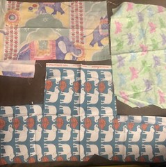 Stash Builder Novelty Florals Batik 20 Different Remnants Pieces READ for Sizes