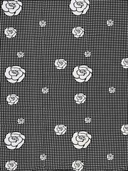 African Fabric/ Ankara – Black, White ‘Black Coffee in Kigali’ Yard or Wholesale