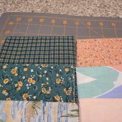 LOT OF 15 FAT QUARTERS COTTON FABRIC ASSTD COLORS & DESIGNS lot 8